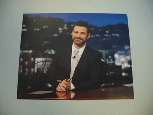 Jimmy Kimmel Raro En Persona Firmado a Mano Impresionante Presentador de Talk Show En Vivo 10x8 Foto 1 - Imagen 1 de 2