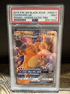 Pokemon 2019 Charizard GX PSA 9 Mint Hidden Fates Promo #SM211! - Picture 1 of 2