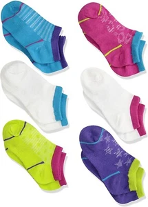 Stride Rite 258758 Kids 6 Pack Multi Athletic No Show Socks Size 13 - Picture 1 of 2