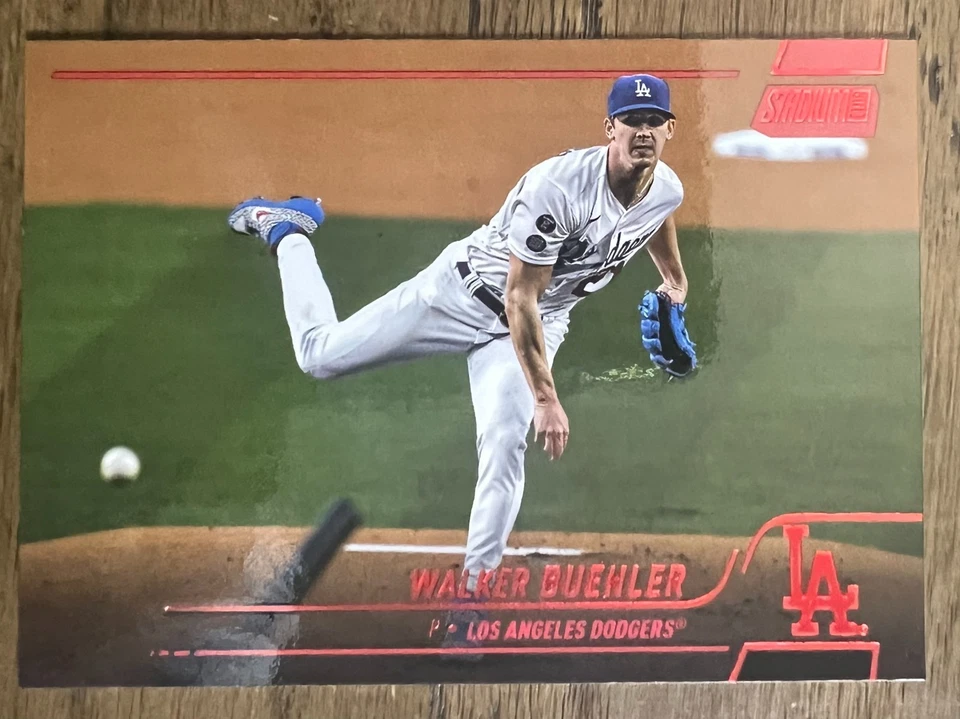 Walker Buehler 2022 Topps SC RED FOIL Parallel Los Angeles Dodgers - Image 1 of 1