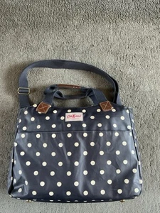 Cath Kidston Travel Bag - Business - Laptop - Shoulder Strap - Polka Dot - Blue - Picture 1 of 14