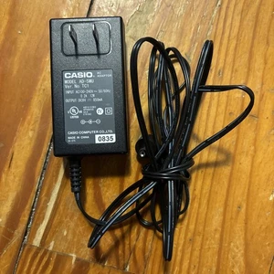 Casio AC Adaptor Model AD-5MU Ver. No. TC1 9V 850mA 12W For Casio AD-5/AD5/AD5MU - Picture 1 of 3