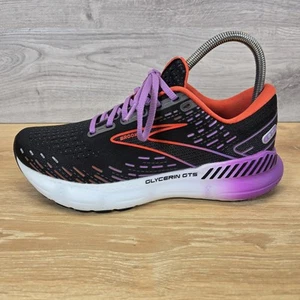 Brooks Glycerin GTS 20 Women’s Size Uk 6 Running Shoes Black Red Purple Trainers - Picture 1 of 18