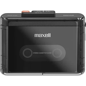 Maxell MXCP-P100 Portable Cassette Player Black Hi-Fi Sound Brass Flywheel Japan - Picture 1 of 6