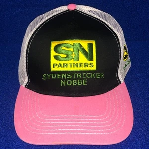 S+N Partners John Deere Sydenstricker Nobbe Pink Womens Trucker Snapback Hat Cap - Picture 1 of 7