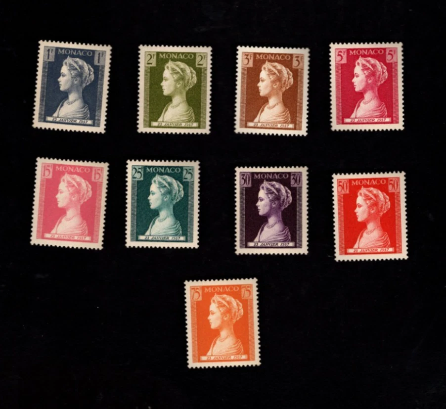 Monaco sc#391-9 (1957) Completo MNH Foto 1 de 1