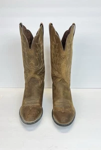 Ariat Heritage Western Womens Leather Boots Size 9B Rodeo Distress 10001021 - Picture 1 of 8
