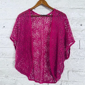 Avenue Damen 18/20 rosa Strickjacke vorne offen - Bild 1 von 5