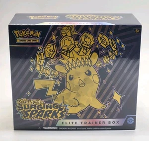 Pokemon TCG Scarlet & Violet Surging Sparks Elite Trainer Box ETB Factory Sealed - Bild 1 von 18
