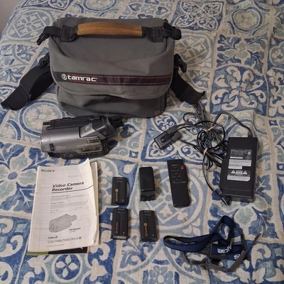 Sony CCD-TR930 HI8 8mm Videocámara Video8 Cámara VCR KIT PROBADO Foto 1 de 4