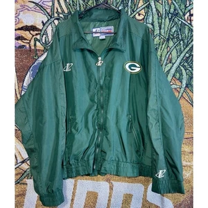 Vintage Pro Line Logo Athletics Green bay Packers Jacket Size 2XL - Picture 1 of 9