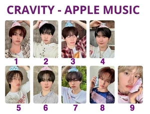 CRAVITY - Dare to Crave Apple SIGNO DE VENTILADOR EVENTO SORTEO DE LA SUERTE TARJETA FOTOGRÁFICA KPOP - Imagen 1 de 3