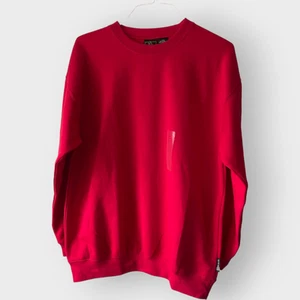 Sudadera olímpica de colección JC Penney Deadstock con etiquetas roja mezcla de algodón cuello redondo - Imagen 1 de 9