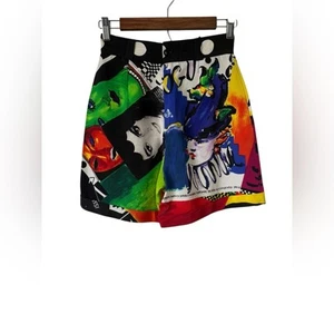 VTG Gianni Versace Art Couture Shorts Size US 6 - Picture 1 of 7