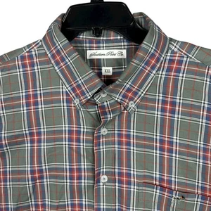 Southern Point Co. XXL kariertes Button Down Langarm Hemd Hund Logo Baumwolle 2XL - Bild 1 von 10