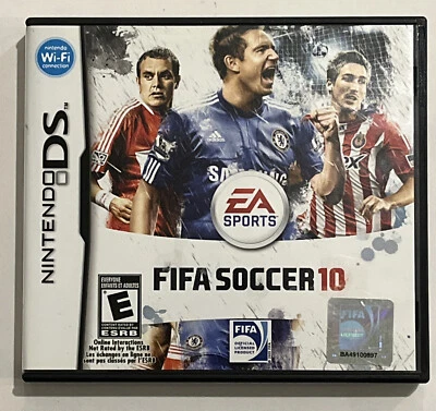 EA sports FIFA Soccer 10 (Nintendo DS 2009) cubierta inglés/francés Foto 1 de 4