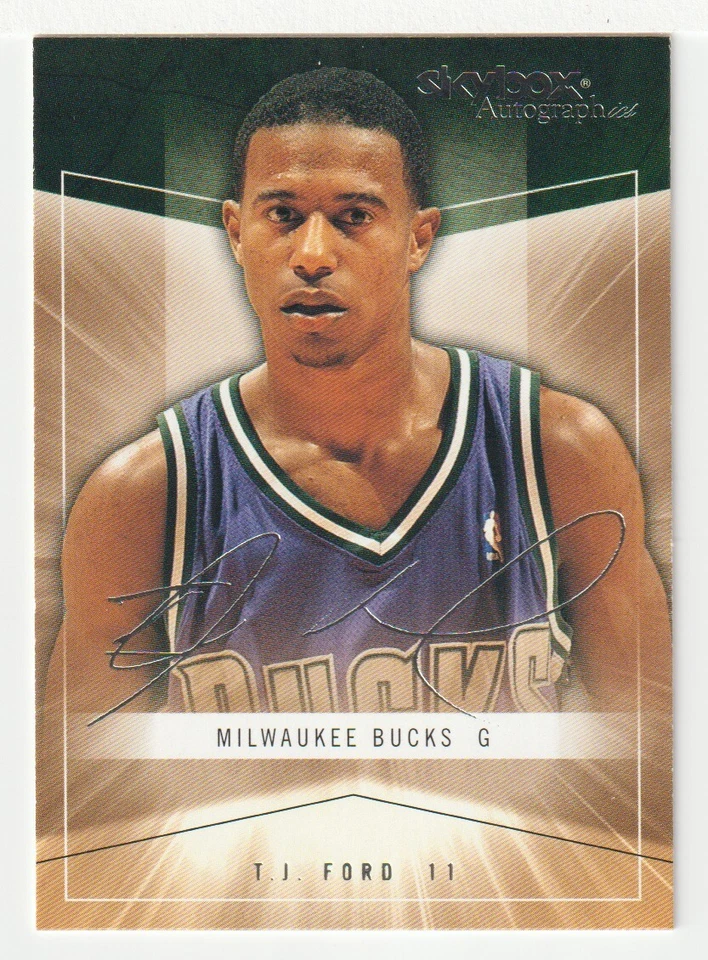 T.J. Ford - Milwaukee (NBA Basketball) 2004-05 Skybox Autographics # 21 Mint - Image 1 of 1