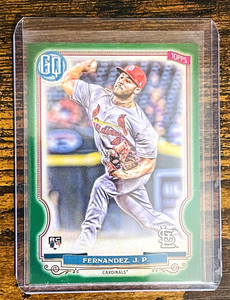 2020 TOPPS GYPSY QUEEN JUNIOR FERNANDEZ GREEN ST. LOUIS CARDINALS RC