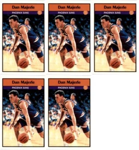 (5) 1992 Panini Stickers #42 Dan Majerle Phoenix Suns Card Lot - Picture 1 of 2
