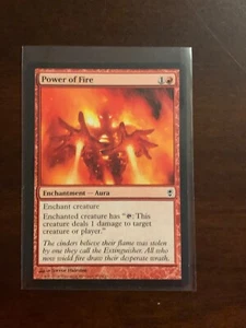 Magic the Gathering Conspiracy Power of Fire - Picture 1 of 2