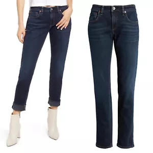 Rag & Bone Women’s Dre Low-Rise Slim Boyfriend Bianca Wash Size 28 $225 NEW - Picture 1 of 12