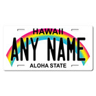 Personalized Hawaii License Plate 5 Sizes Mini to Full Size Free Shipping