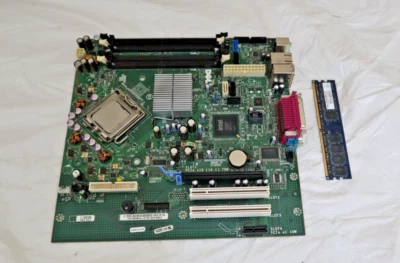 Dell Optiplex 755 DT Motherboard Desktop OGM819 With Core 2 Duo CPU+1GB DDR2 RAM - Image 1 of 4