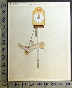 1910 HOLIDAY NEW YEAR CHERUB FATHER TIME BENJAMIN CORY KILVERT ARTIST COVER ZX26 - Picture 1 of 1