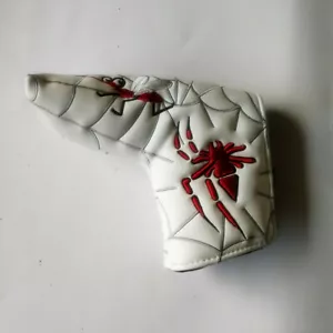 1 pieza Cubierta de cabeza putter con hoja de golf bordado imán de araña para Taylormade Odyssey - Imagen 1 de 11