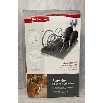 Gabinete de cocina organizador con tapa y sartén deslizable Rubbermaid nuevo caja abierta Foto 1 de 4