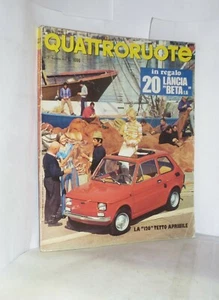 QUATTRORUOTE - N. 221 - MAGGIO 1974 - FIAT 126 TETTO APRIBILE - DOMUS - RIVISTA - Imagen 1 de 3