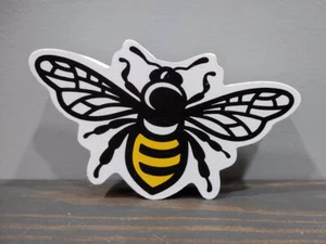 Bee Wood Sign Standing 6 x 3 inch Inspiration Bumblebee - Picture 1 of 3