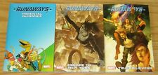 Marvel's Runaways vol. 4 5 6 VF/NM digest size tpb set lot ($29.97 value)