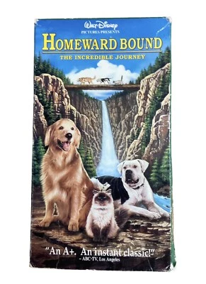 Homeward Bound The Incredible Journey Disney VHS — 第 1/4 张图片