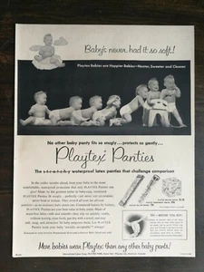 Pantaloni mutandine bambino Playtex vintage 1952 pagina intera pubblicità originale - 721 - Foto 1 di 1