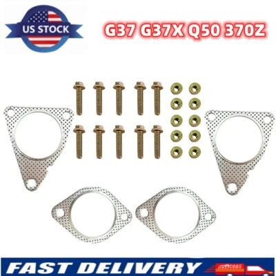 Kit de tuercas de junta de escape de motor para Infiniti Q50 tracción trasera 370z tracción trasera/awd g37 hr Foto 1 de 4