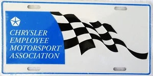 Chrysler Corporation - Decorative Display License Plate RARE NEW !! - Picture 1 of 2