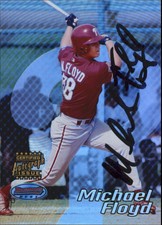 2002 (PHILLIES) Bowman's Best #127 Michael Floyd AU A Rookie