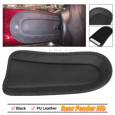 PU Leather Rear Fender Bib Skin Solo Seat For Honda VTX1800C/R 02-08 VTX1300R/S Foto 1 de 4