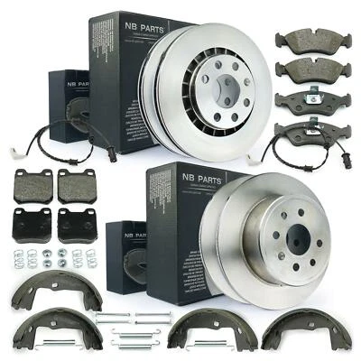 Discos de Freno Pastillas Sem Delantero Trasero Mano para Opel Vectra B 4-Loch - Imagen 1 de 2