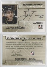 2009-10 ITG Superlative Volume 2 Prospect Silver /40 John Tavares Rookie Auto RC