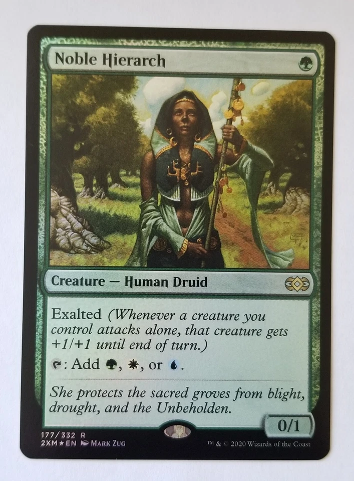 MTG Noble Hierarch Double Masters 177/332 Foil Rare NM - Image 1 of 1