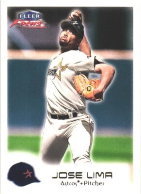Tarjeta de béisbol Fleer Focus #48 2000 José Lima Astros de Houston Foto 1 de 2