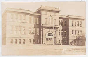 MANNING IOWA RPPC OF OLD GRADE SCHOOL CIRCA 1910 - Picture 1 of 2