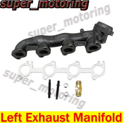 Colector de escape izquierdo con kit de junta para Ford Expedition F-150 F-250 1997-1998 4,6 Foto 1 de 4