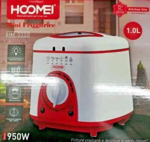 Mini Friggitrice HOOMEI 1 Litro 950 W Adatta Per Una Cucina a Porzioni Piccole  - Foto 1 di 5