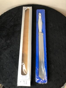 Wallace Silversmiths Danish Collection Silver Plated Cake Knife 14-1/4" long - Picture 1 of 6