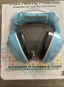 Walkers Infant To Toddler Passive Ear Muffs, 23 dB NRR, Baby Blue, Ear Protectio - Picture 1 of 3