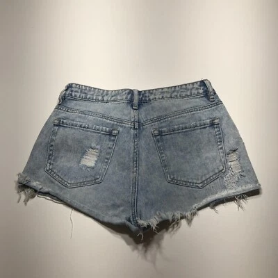 Pantalones Cortos Pacsun Para Mujer Talla 26 Tiro Alto Festival Shortie Destructed Thrashed Foto 1 de 4