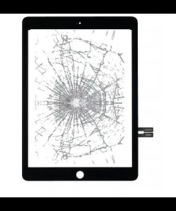 iPad 6 gesprungenes Frontglas Reparatur Mail in Reparatur - Bild 1 von 1